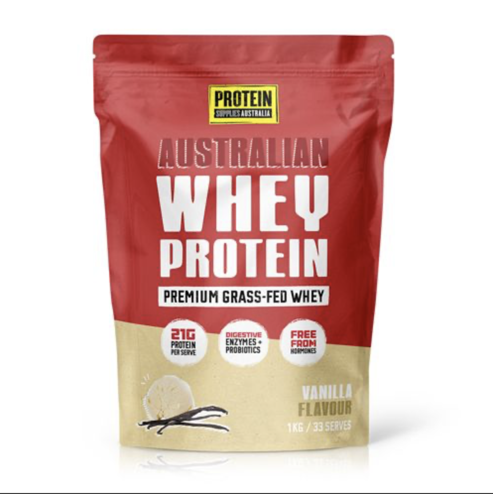 AUSTRALIAN WHEY VANILLA 1Kg AUSTRALIAN WHEY VANILLA 1Kg